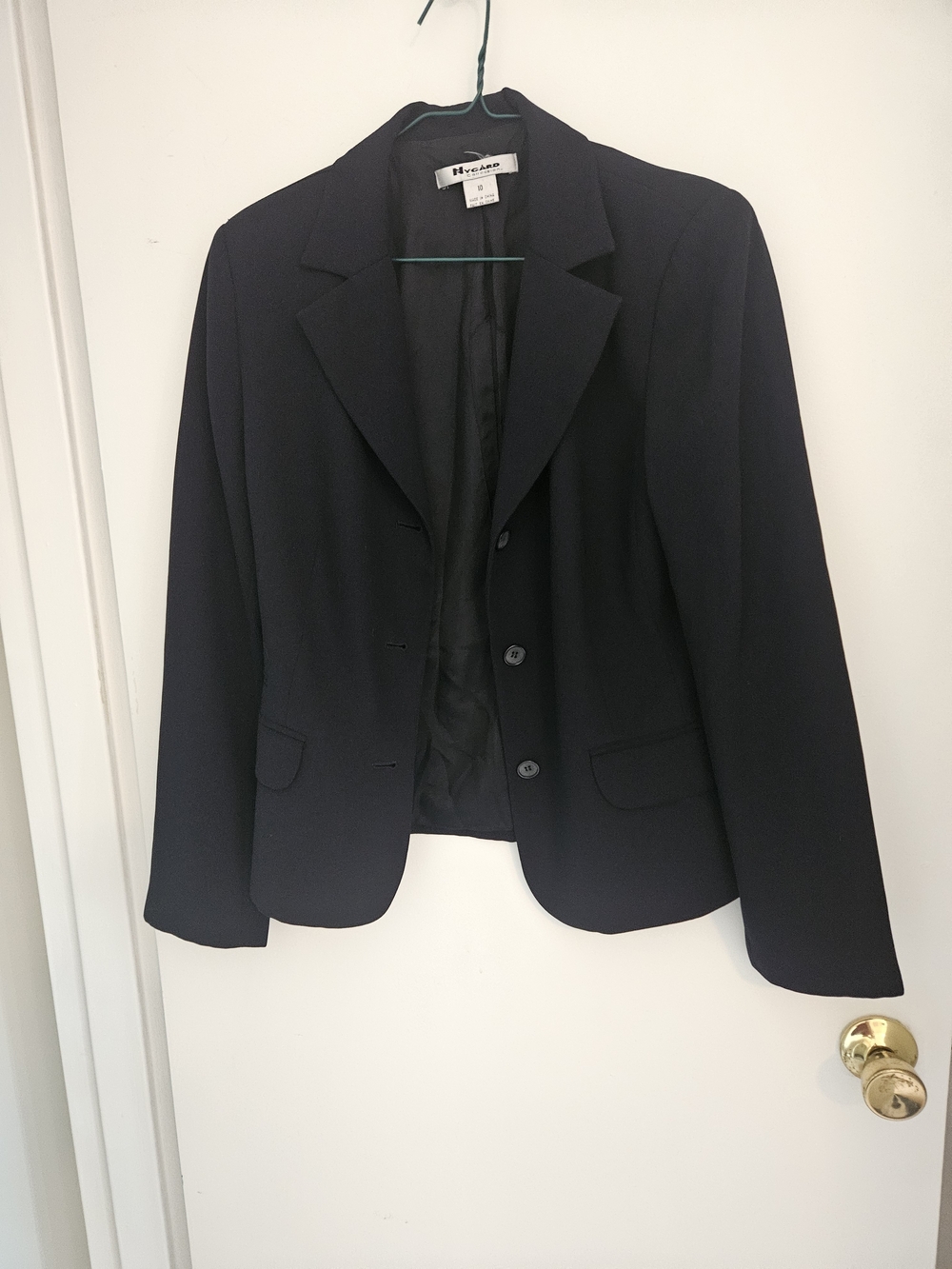 The Limited Women's Navy Three-Button Tailored Blazer And Skirt